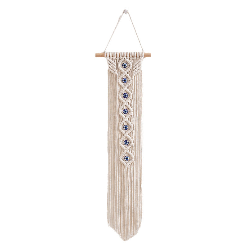 Macrame Decorative Wall Hanging with Eye Design | High & Bury