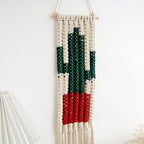 Macrame Desert Cactus Wall Hanging Decor | High & Bury