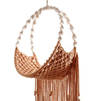 Macrame Dreamcatcher Wall Hanging Apricot | High & Bury