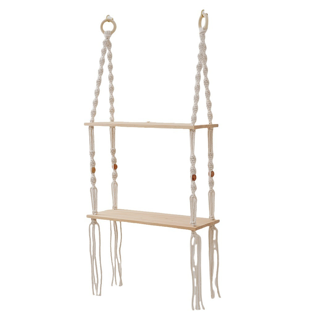 Macrame Floating Shelf | High & Bury