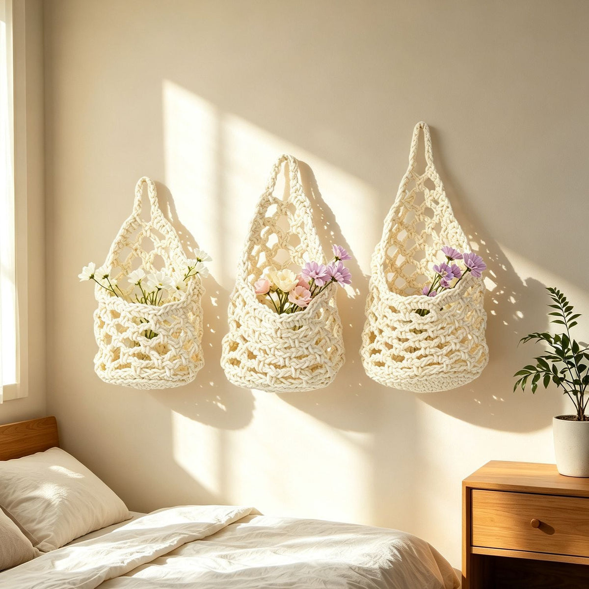 Macrame Flower Basket | High & Bury