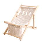 Macrame Folding Lounge Chair | High & Bury