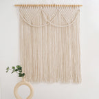 Macrame Fringe Wall Hanging Tapestry | High & Bury