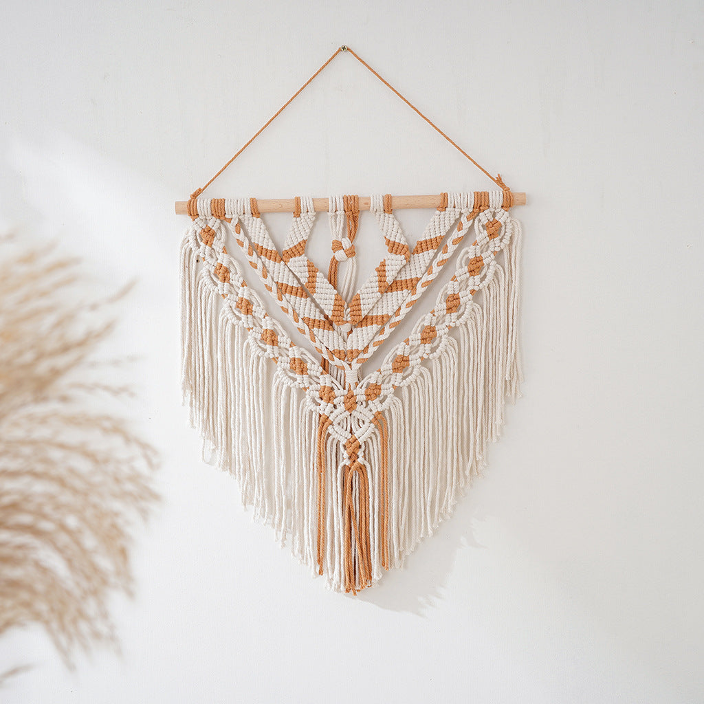 Macrame Geometric Wall Tapestry | High & Bury