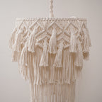 Macrame Hanging Decorative Light Fixture | High & Bury