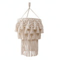 Macrame Hanging Decorative Light Fixture | High & Bury