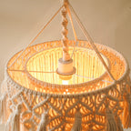 Macrame Hanging Decorative Light Fixture | High & Bury
