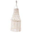 Macrame Hanging Lantern 12 × 30 Inch | High & Bury