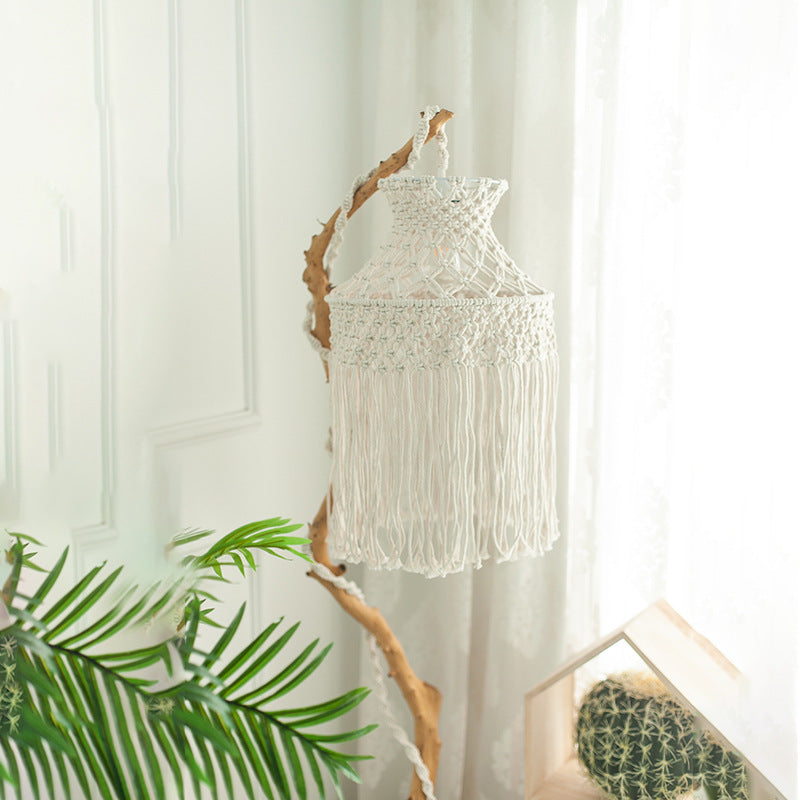 Macrame Hanging Pendant Light | High & Bury