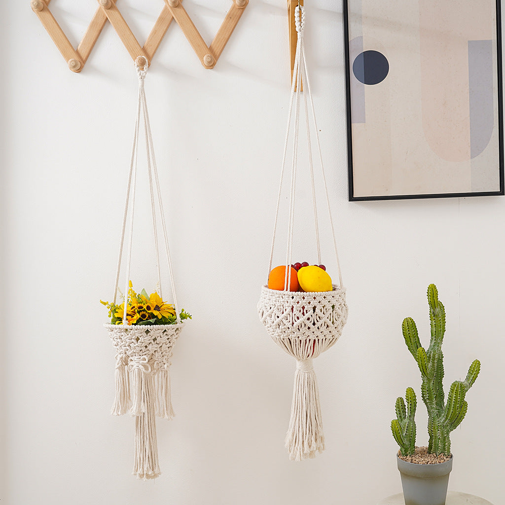 Macrame Hanging Plant Basket | High & Bury
