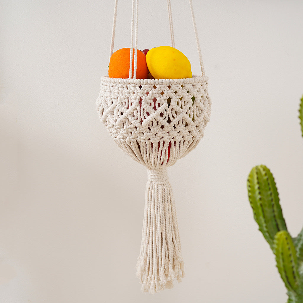 Macrame Hanging Plant Basket | High & Bury