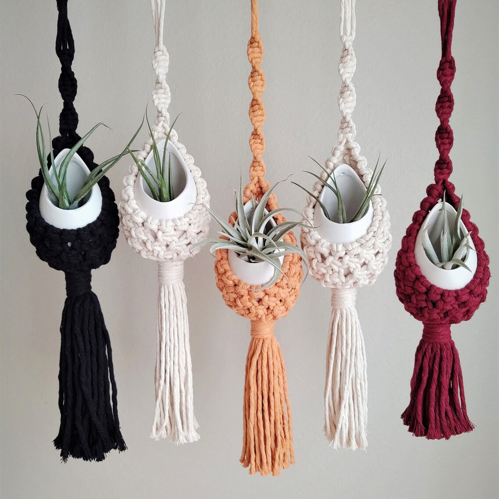 Macrame Hanging Planter Holder | High & Bury