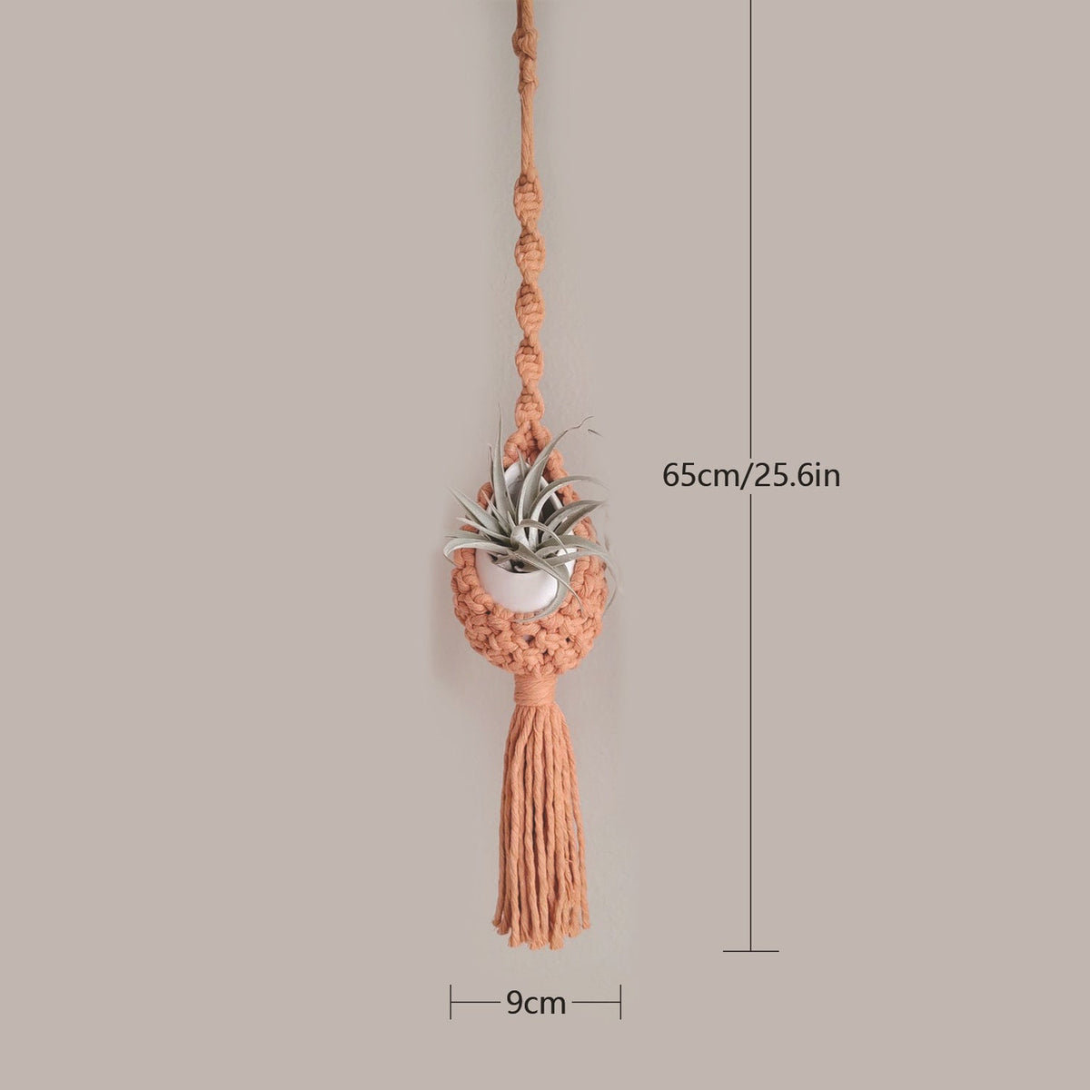 Macrame Hanging Planter Holder | High & Bury