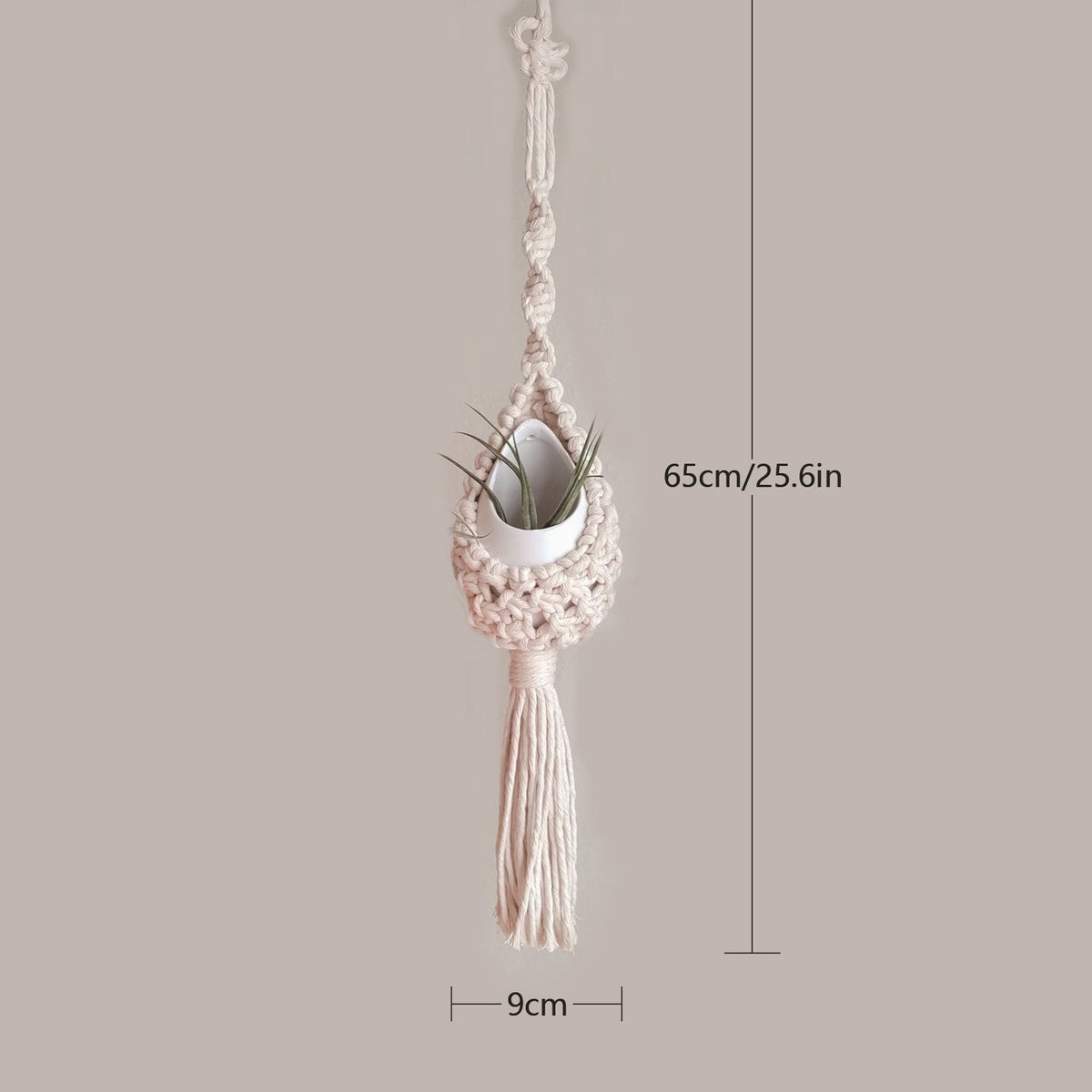 Macrame Hanging Planter Holder | High & Bury