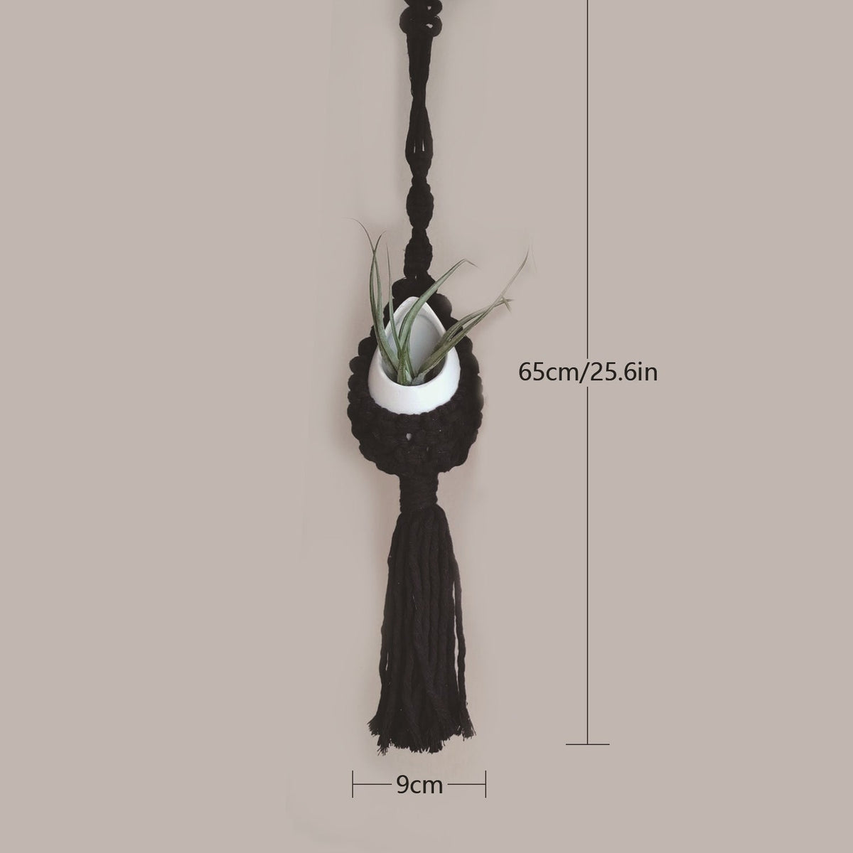 Macrame Hanging Planter Holder | High & Bury