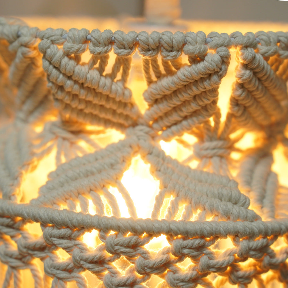 Macrame Hanging Planter Single Shade Plug-in | High & Bury