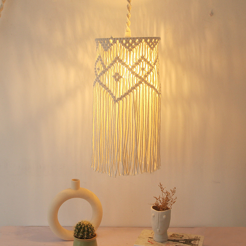 Macrame Hanging Planter Single Shade Plug-in | High & Bury