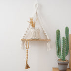 Macrame Hanging Shelf | High & Bury