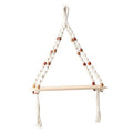 Macrame Hanging Wood Shelf | High & Bury
