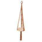 Macrame Hanging Wooden Shelf | High & Bury