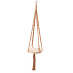 Macrame Hanging Wooden Shelf | High & Bury
