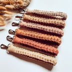 Macrame Keychain Holder with Clip | High & Bury