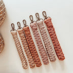 Macrame Keychain Holder with Clip | High & Bury