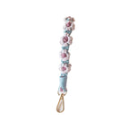 Macrame Keychain Holder with Floral Design | High & Bury