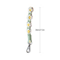 Macrame Keychain Holder with Floral Design | High & Bury