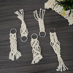 Macrame Keychain Set with Decorative Fringes | High & Bury