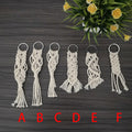 Macrame Keychain Set with Decorative Fringes | High & Bury