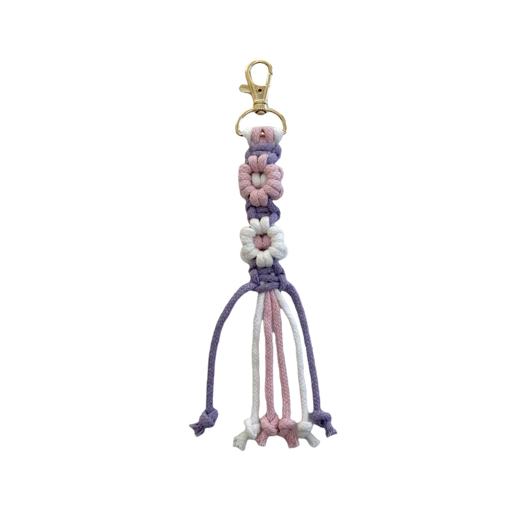 Macrame Keychain with Tassel | High & Bury