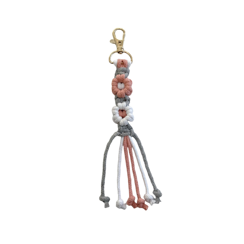 Macrame Keychain with Tassel | High & Bury