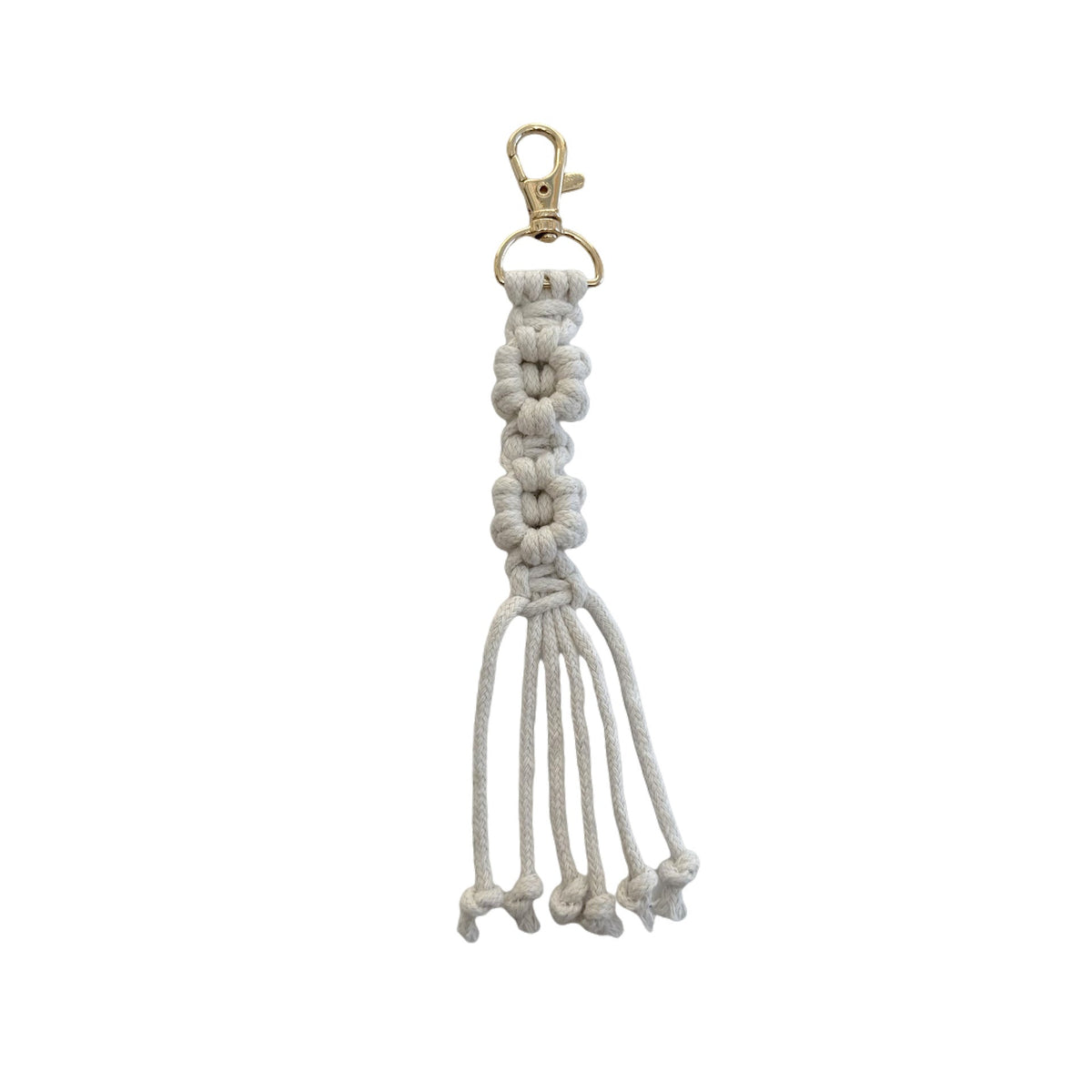 Macrame Keychain with Tassel | High & Bury