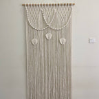 Macrame Leaf Motif Wall Hanging | High & Bury