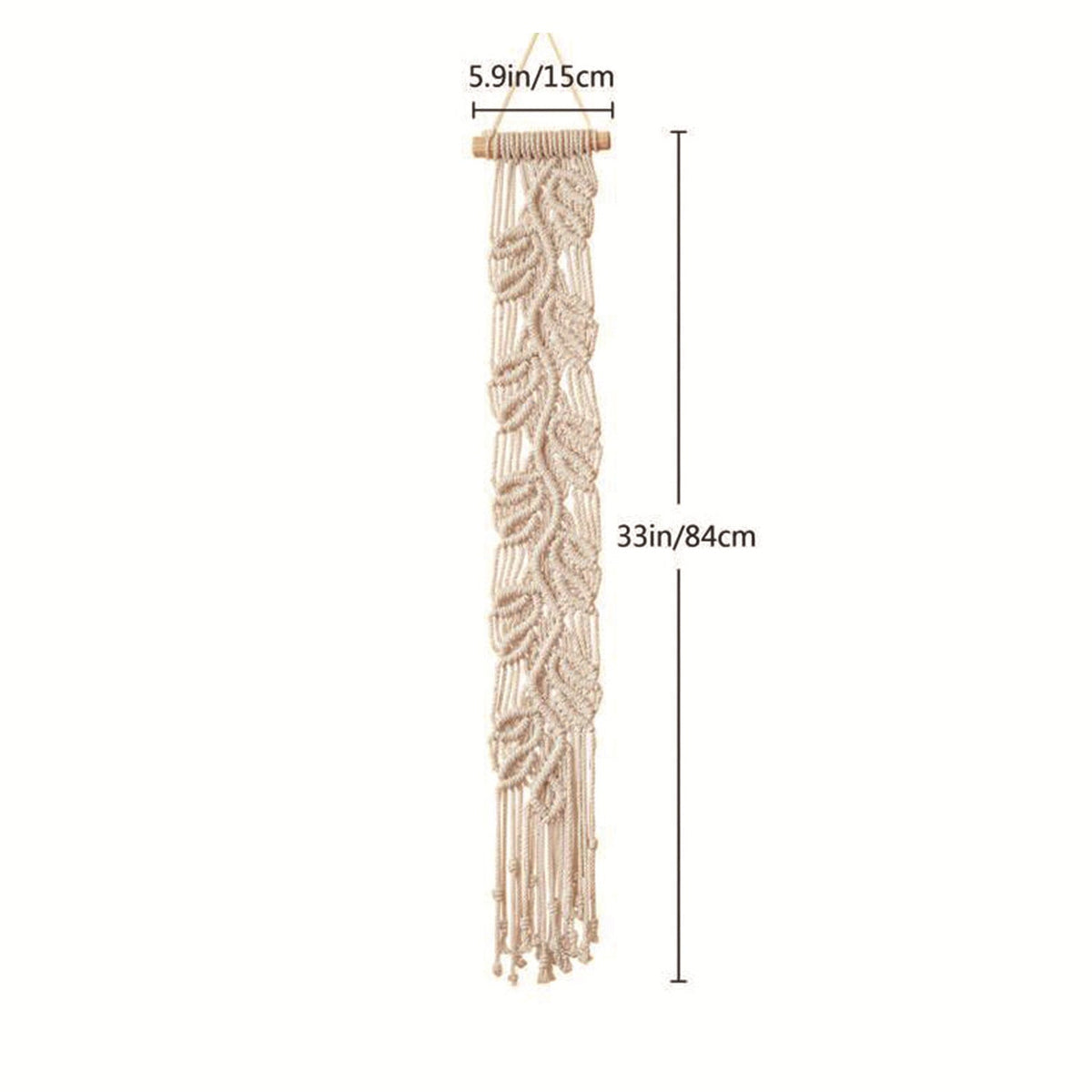Macrame Leaf Wall Art Decor | High & Bury