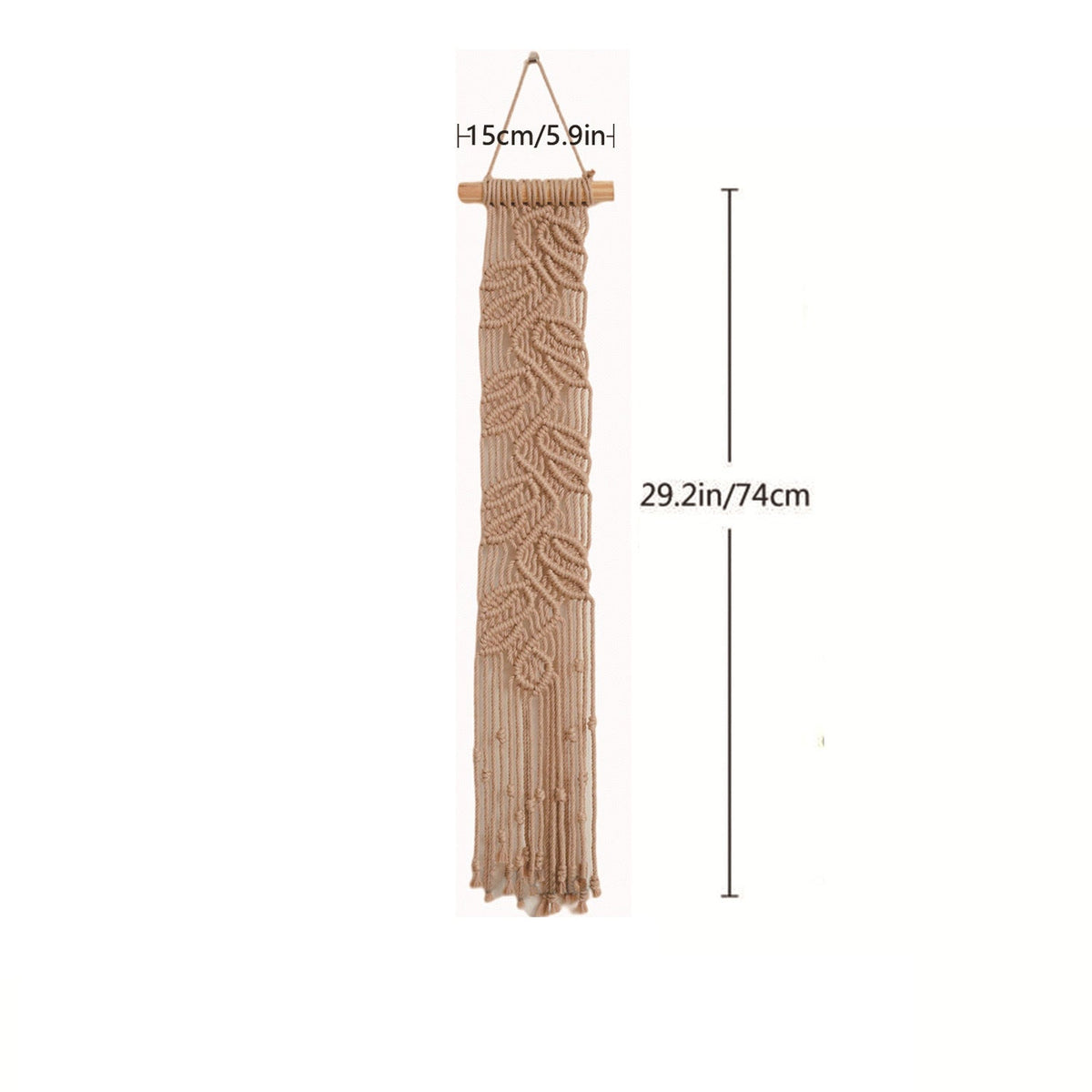 Macrame Leaf Wall Art Decor | High & Bury
