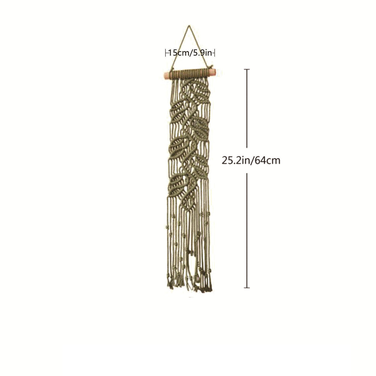 Macrame Leaf Wall Art Decor | High & Bury