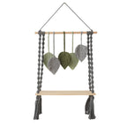 Macrame Leaf Wall Hanging Shelf | High & Bury
