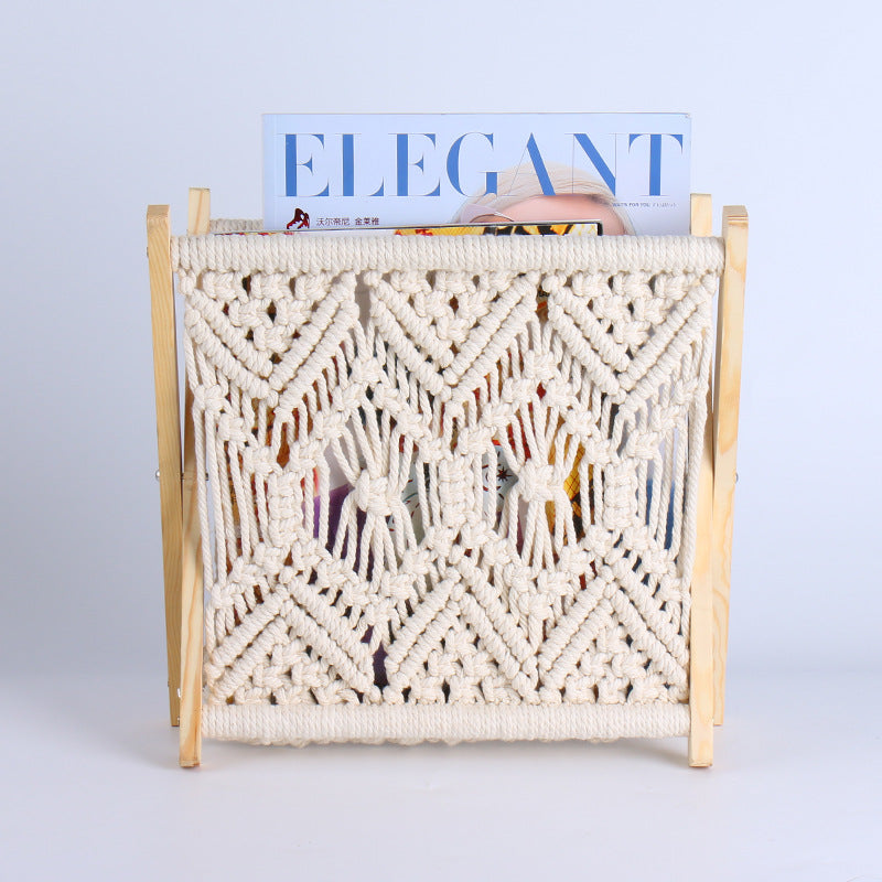 Macrame Magazine Rack | High & Bury