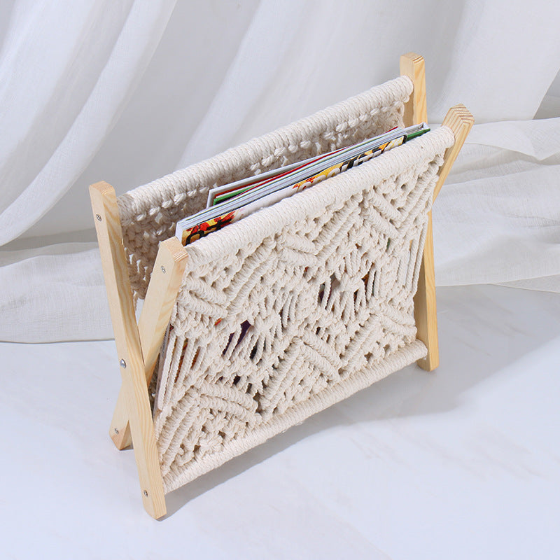 Macrame Magazine Rack | High & Bury
