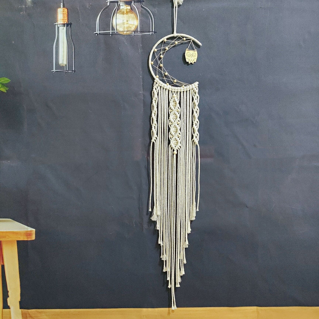 Macrame Moon Wall Hanging | High & Bury