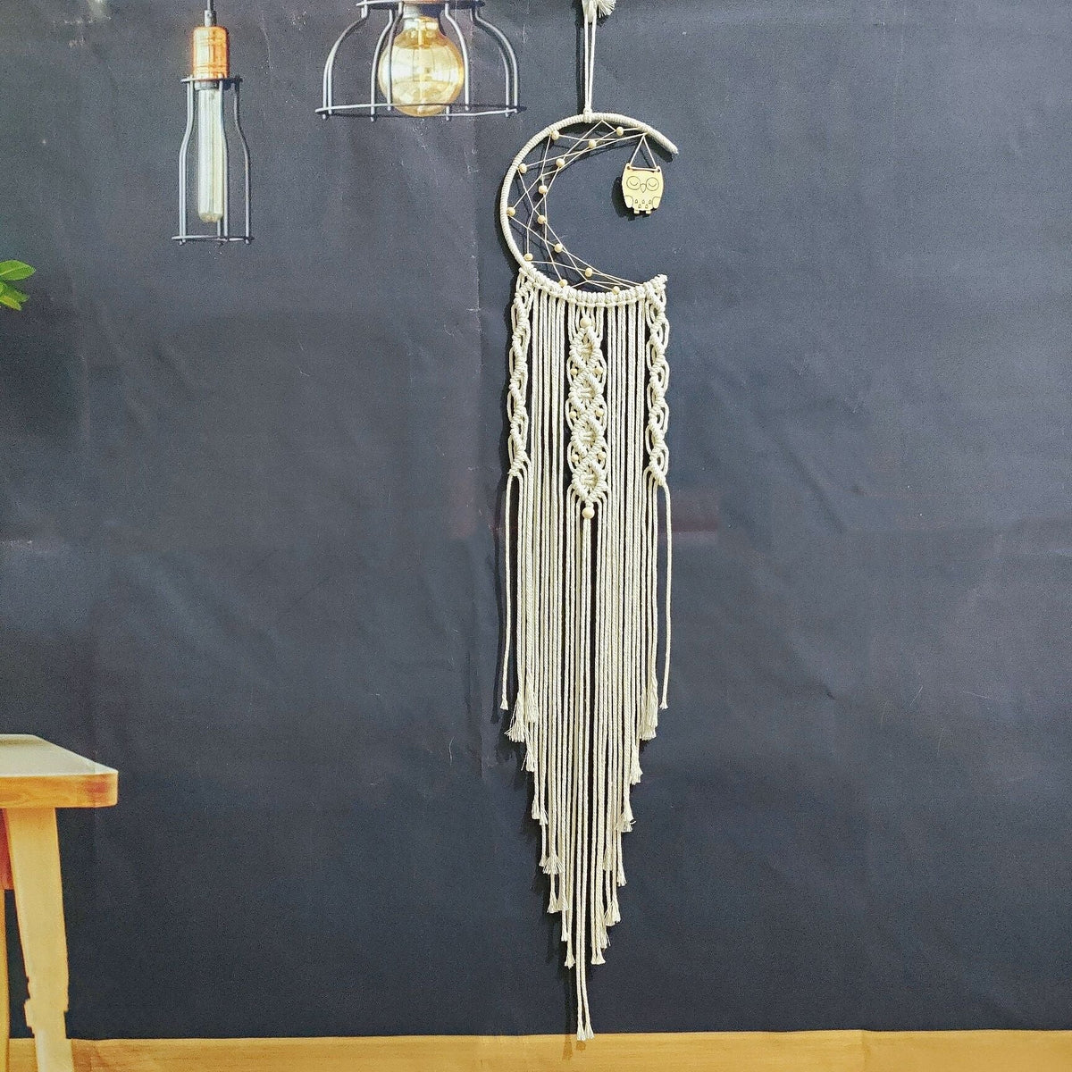 Macrame Moon Wall Hanging | High & Bury