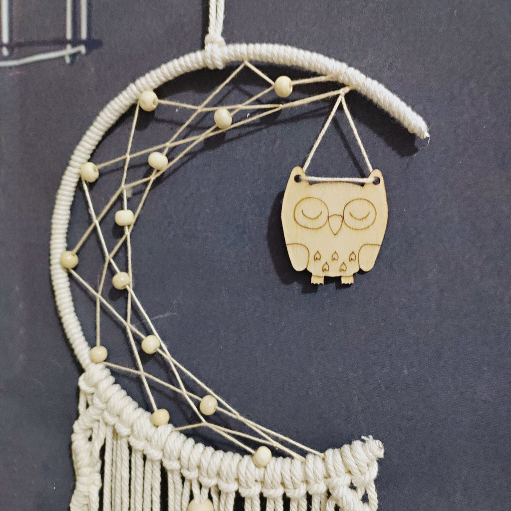 Macrame Moon Wall Hanging | High & Bury