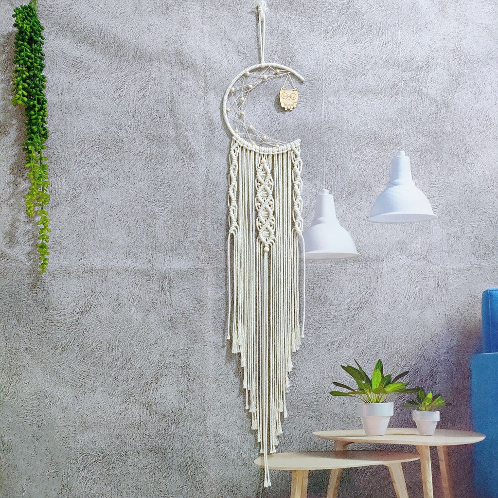 Macrame Moon Wall Hanging | High & Bury