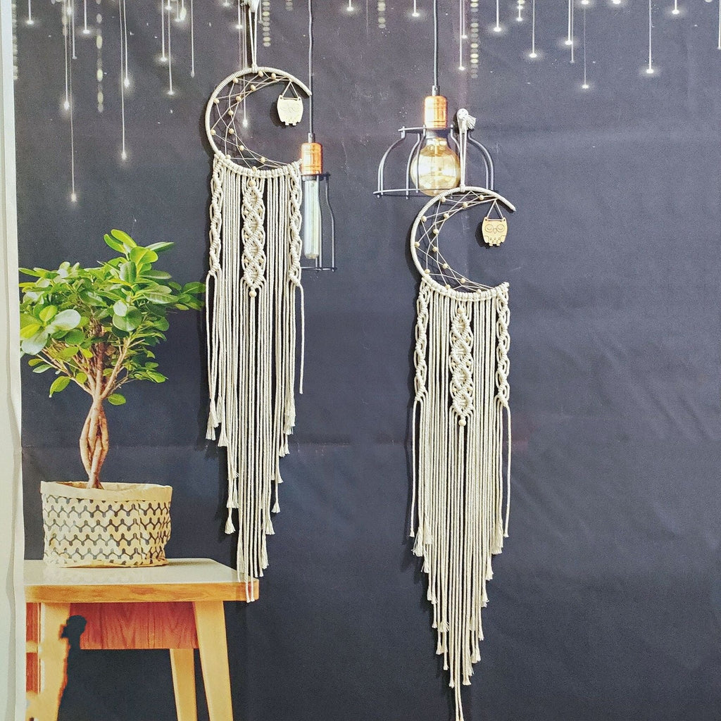 Macrame Moon Wall Hanging | High & Bury