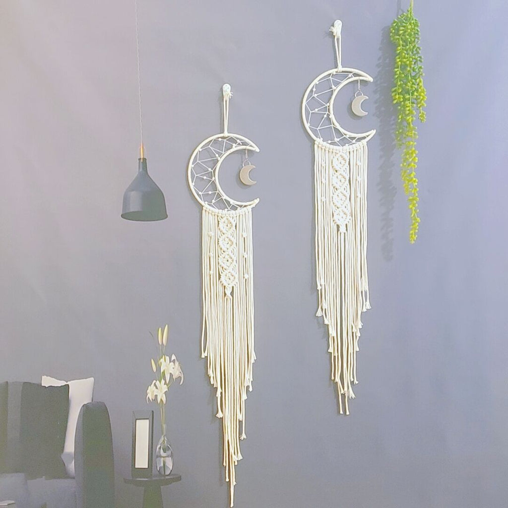 Macrame Moon Wall Hanging Model Djjh | High & Bury