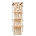 Macrame Multi-Tiered Wall Shelf Organizer | High & Bury