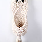 Macrame Owl Hanging Planter | High & Bury