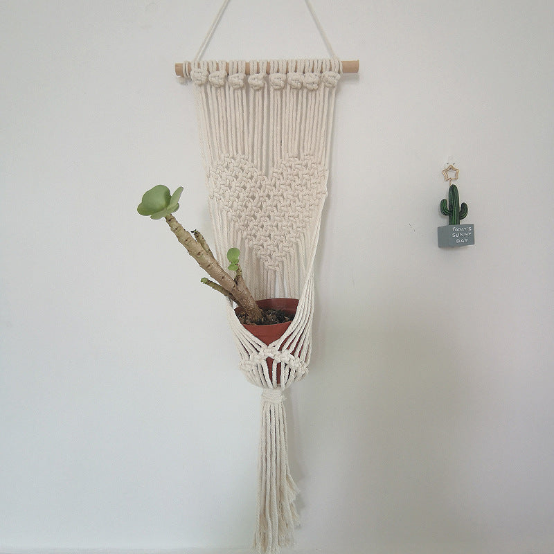 Macrame Plant Hanger 10 × 28 Inch | High & Bury